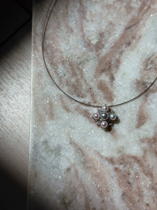 Luna Bloom | Akoya Pearl Vintage-Inspired Pendant