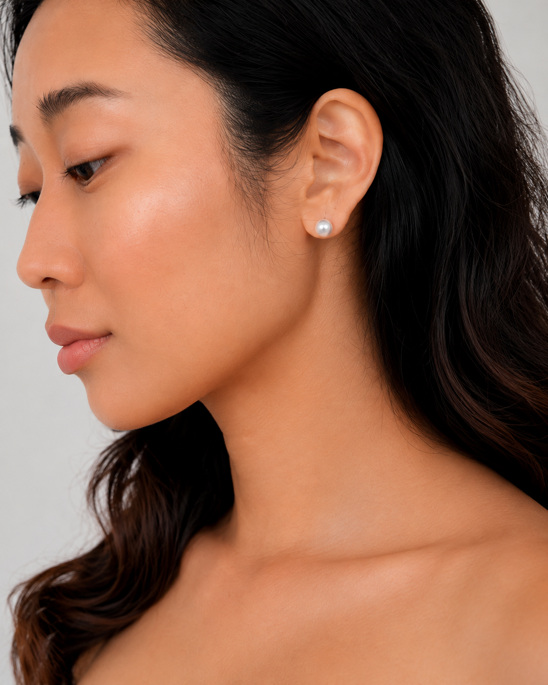 Lustre Studs | 7.5-8.5mm AAA Grade Akoya Pearl Stud Earrings
