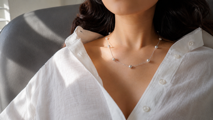 Starlight | Convertible 2-in-1 Freshwater Pearl Necklace